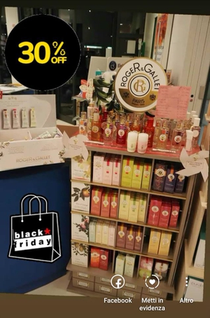 Sconto del 30% su tutta la linea ROGER&GALLET | Farmacia Gamba